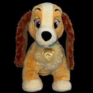 NWOT Disney’s Lady and the Tramp Lady Plush 12” perfect condition